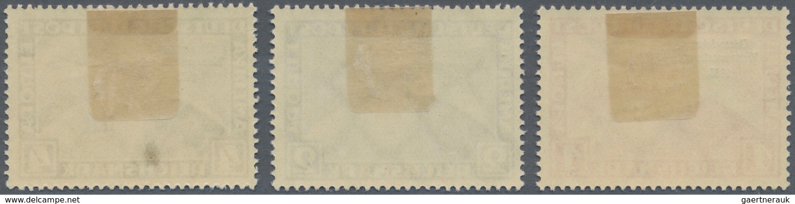 Deutsches Reich - 3. Reich: 1933, 1 M.- 4 M. Chigagofahrt Kpl., Ungebraucht Mit Sauberen Erstfalzen, - Used Stamps