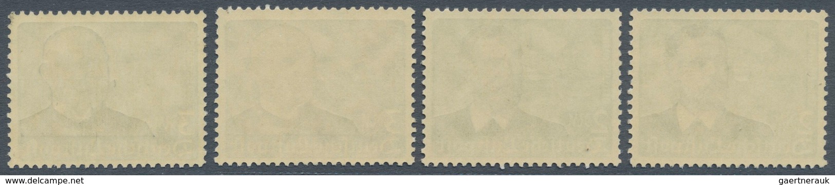 Deutsches Reich - 3. Reich: 1934, Flugpostmarken Lilienthal / Graf Zeppelin Je 2x Postfrisch, Mi. 66 - Used Stamps