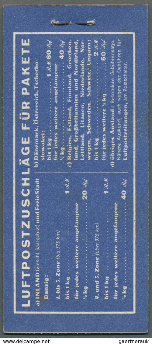 Deutsches Reich - Markenheftchen: 1931, Flugpost Markenheftchen, Deckel Min. Gebräunt, Mi. Für H - B - Booklets