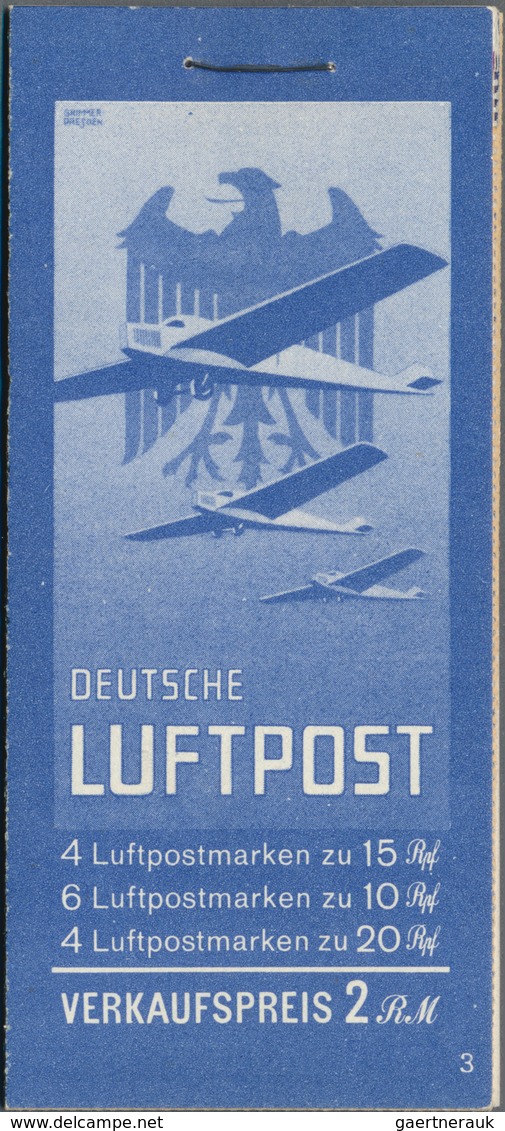 Deutsches Reich - Markenheftchen: 1931, Flugpost Markenheftchen, O Nr. 3, Mi. 1100,- Euro - Libretti