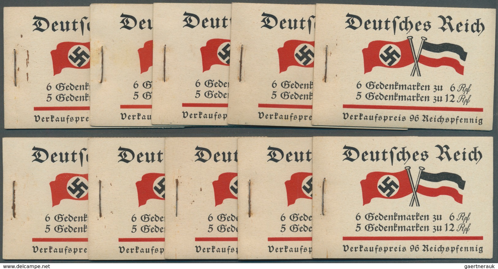 Deutsches Reich - Markenheftchen: 1933, Fridericus Markenheftchen Mit Durchgezähnten Heftchenblätter - Libretti