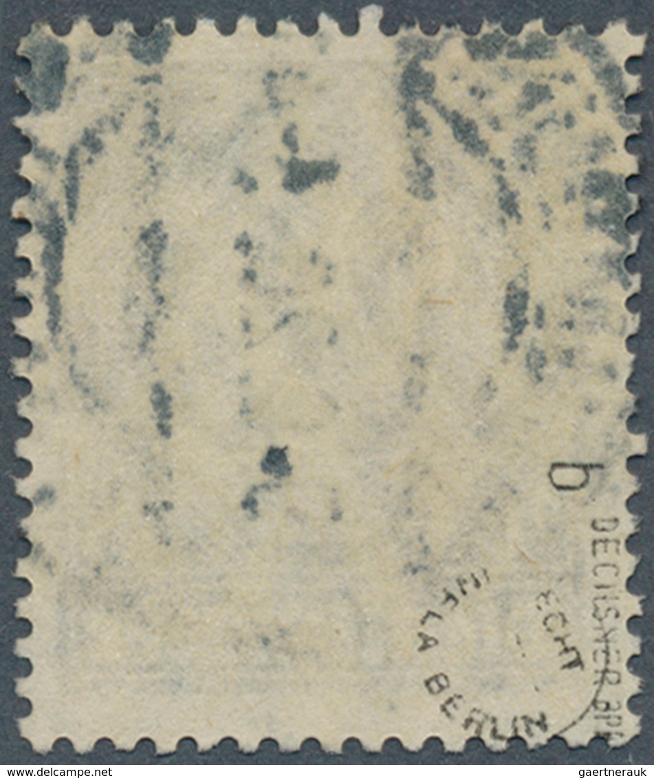 Deutsches Reich - Dienstmarken: 1920, 20 Pfg. Dunkelviolettultramarin, Gestempelt "NAUMBURG 9.9.20. - Servizio