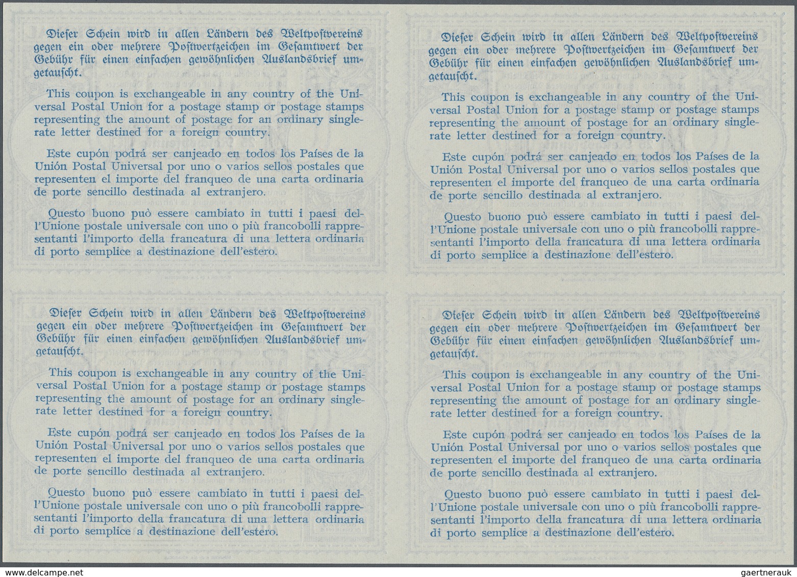 Deutsches Reich - Ganzsachen: 1941, Juni. Internationaler Antwortschein "25 Reichspfennig" (London-M - Altri & Non Classificati