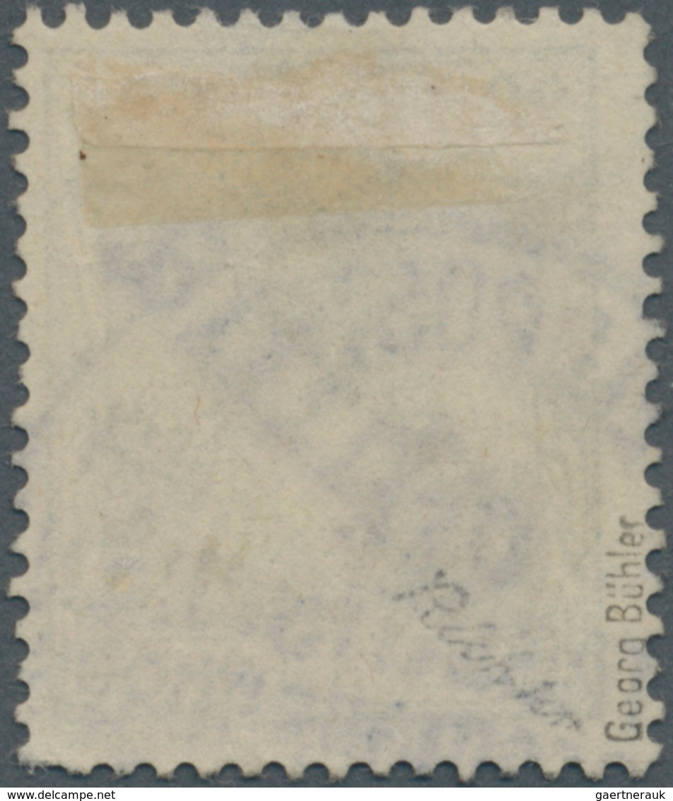 Deutsche Post In China: 1901, 20 Pf Germania Mit Diagonalem Handstempelaufdruck "China", Entwertet M - Cina (uffici)