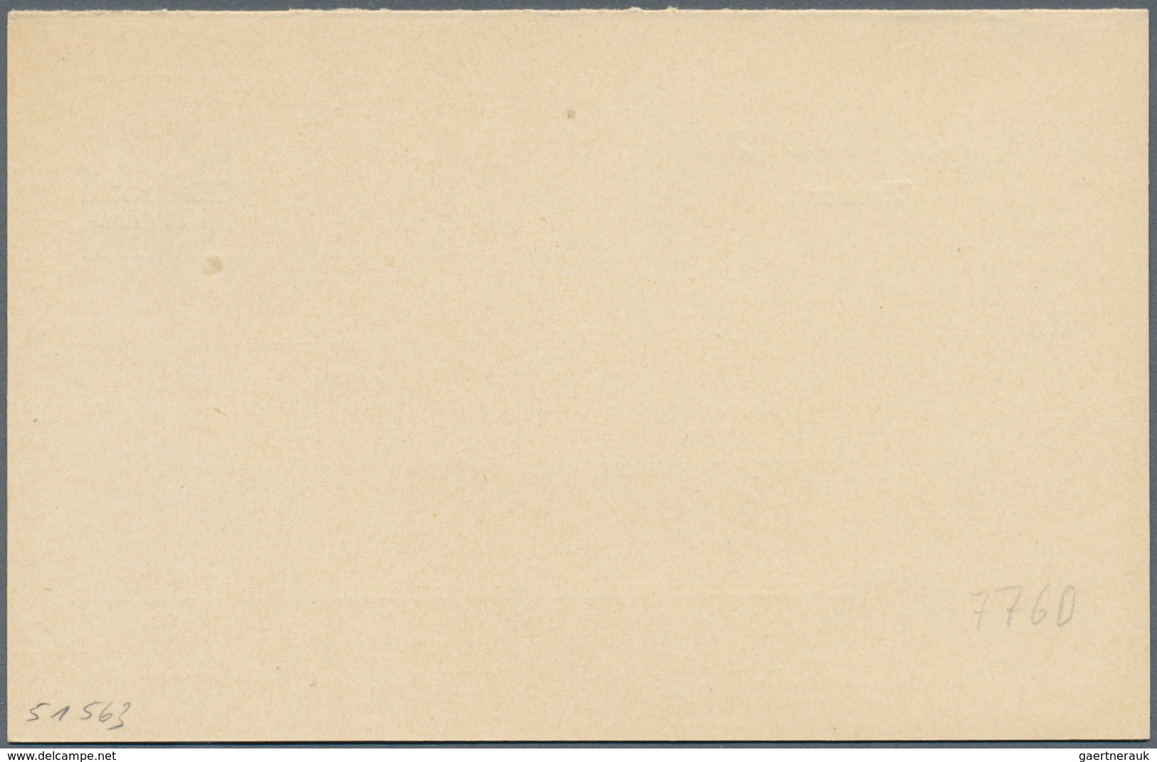Deutsche Post In Marokko - Ganzsachen: 1902 Essay Für Inlands-Doppelkarte Mit Aufdruck - Probedruck - Marruecos (oficinas)