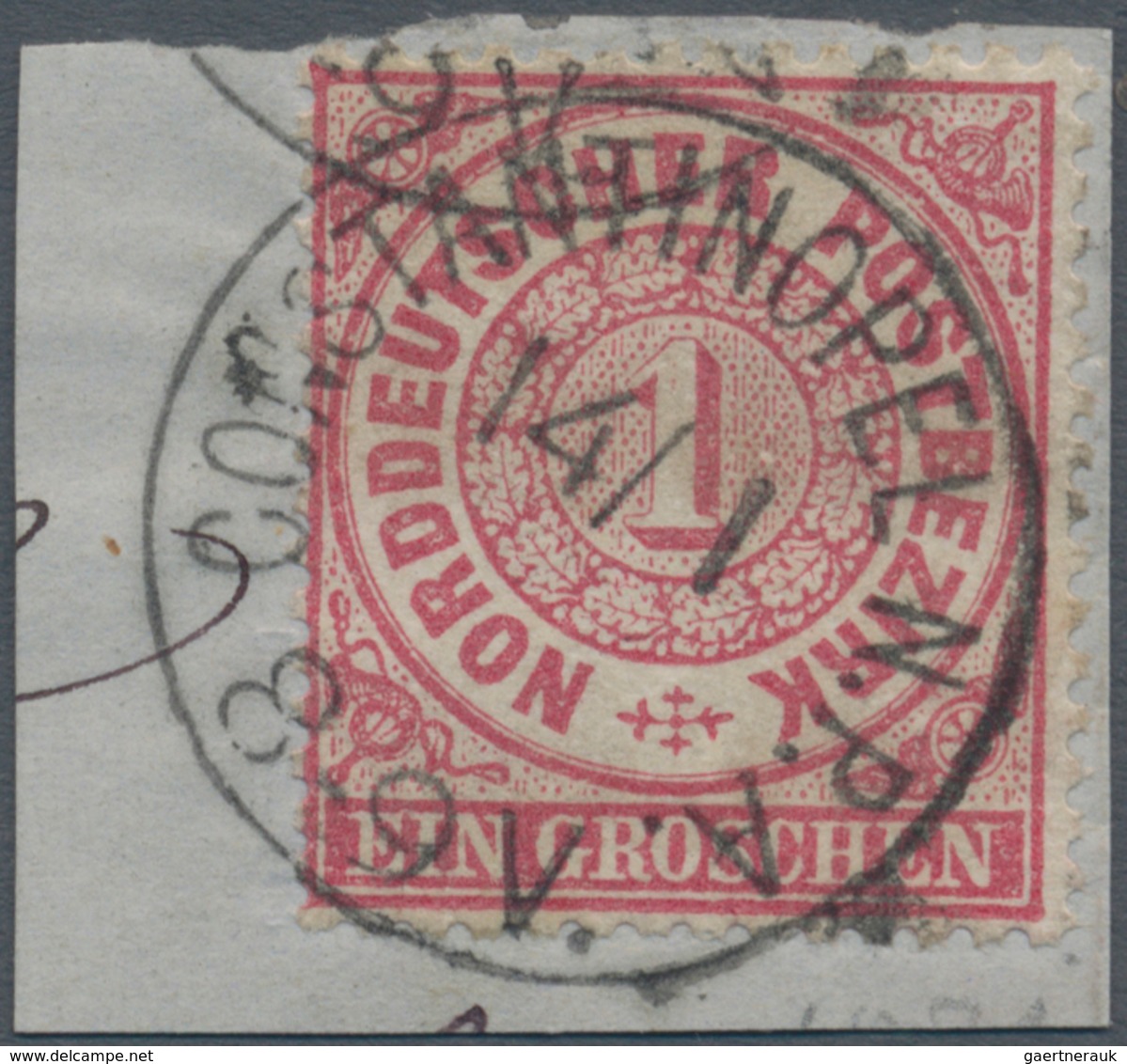 Deutsche Post In Der Türkei - Vorläufer: 1871, NDP 1 Gr. Gezähnt Mit Sehr Seltener Entwertung OHNE J - Turchia (uffici)