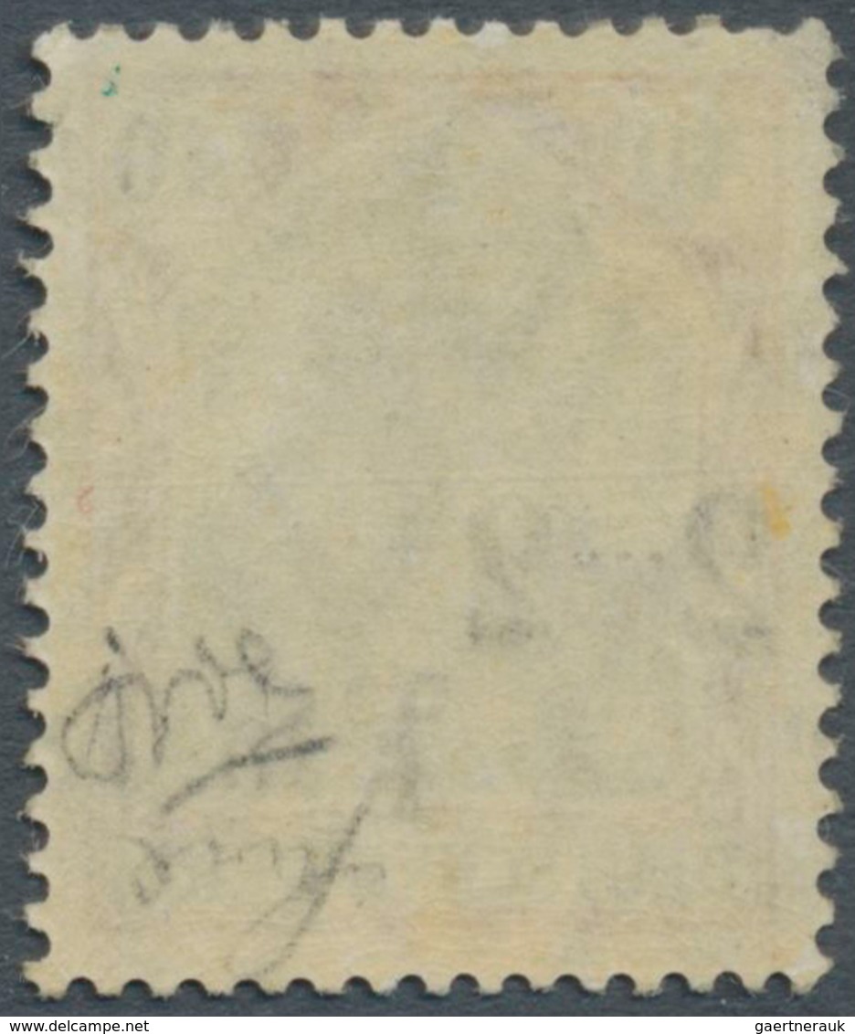 Deutsche Post In Der Türkei: 1905, 2 Piaster Auf 40 Pfg., Aufdruckfehler Seitlich Stark Verschobener - Turchia (uffici)