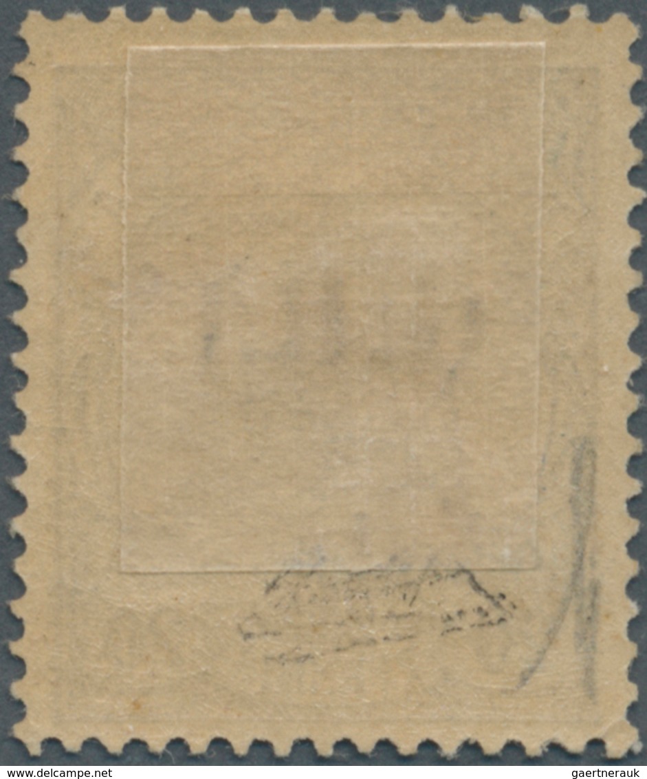 Deutsch-Neuguinea - Britische Besetzung: 1914, 2 1/2 D Auf 20 Pf Violettultramarin, Aufdruck Type II - Nuova Guinea Tedesca