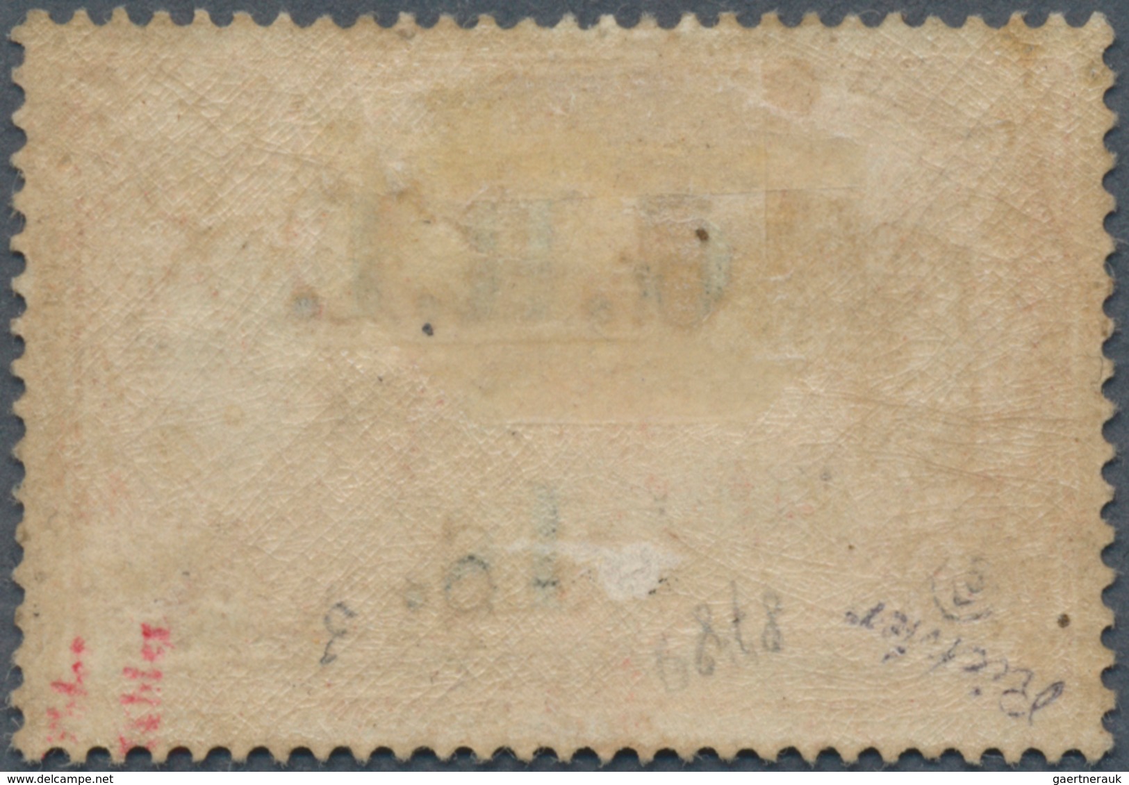 Deutsch-Neuguinea - Britische Besetzung: 1914, 1 Sh. Auf 1 Mark Rot Mit Falschem Aufdruck In Type II - Nuova Guinea Tedesca