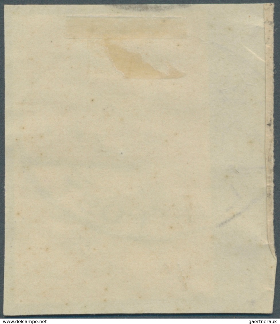 Danzig: 1923, 500 000 M. Flugpost UNGEZÄHNT Mit Unterrand Auf Briefstück, Entwertet "DANZIG 1 * * LU - Altri & Non Classificati