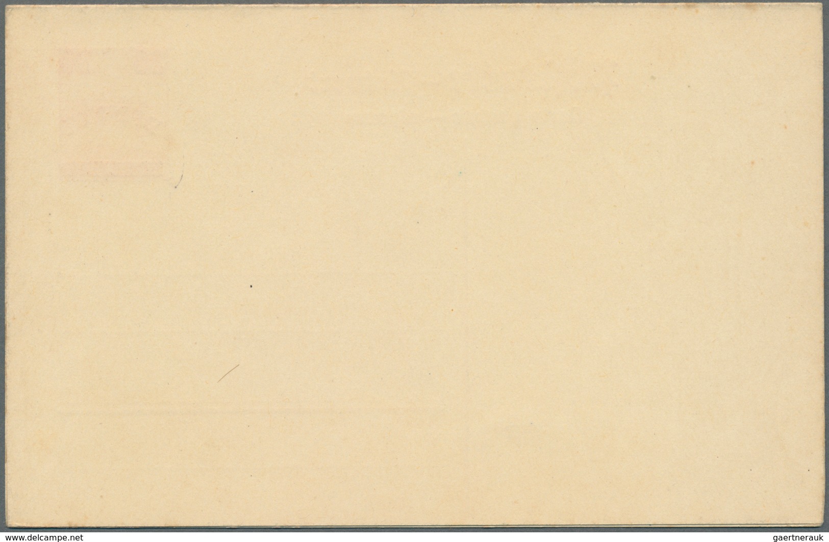 Danzig - Ganzsachen: 1920, 30 Auf 10 Pfg. Doppel-Ganzachenkarte (Urkarte Mi.-Nr. P 93), Ungebraucht - Other & Unclassified