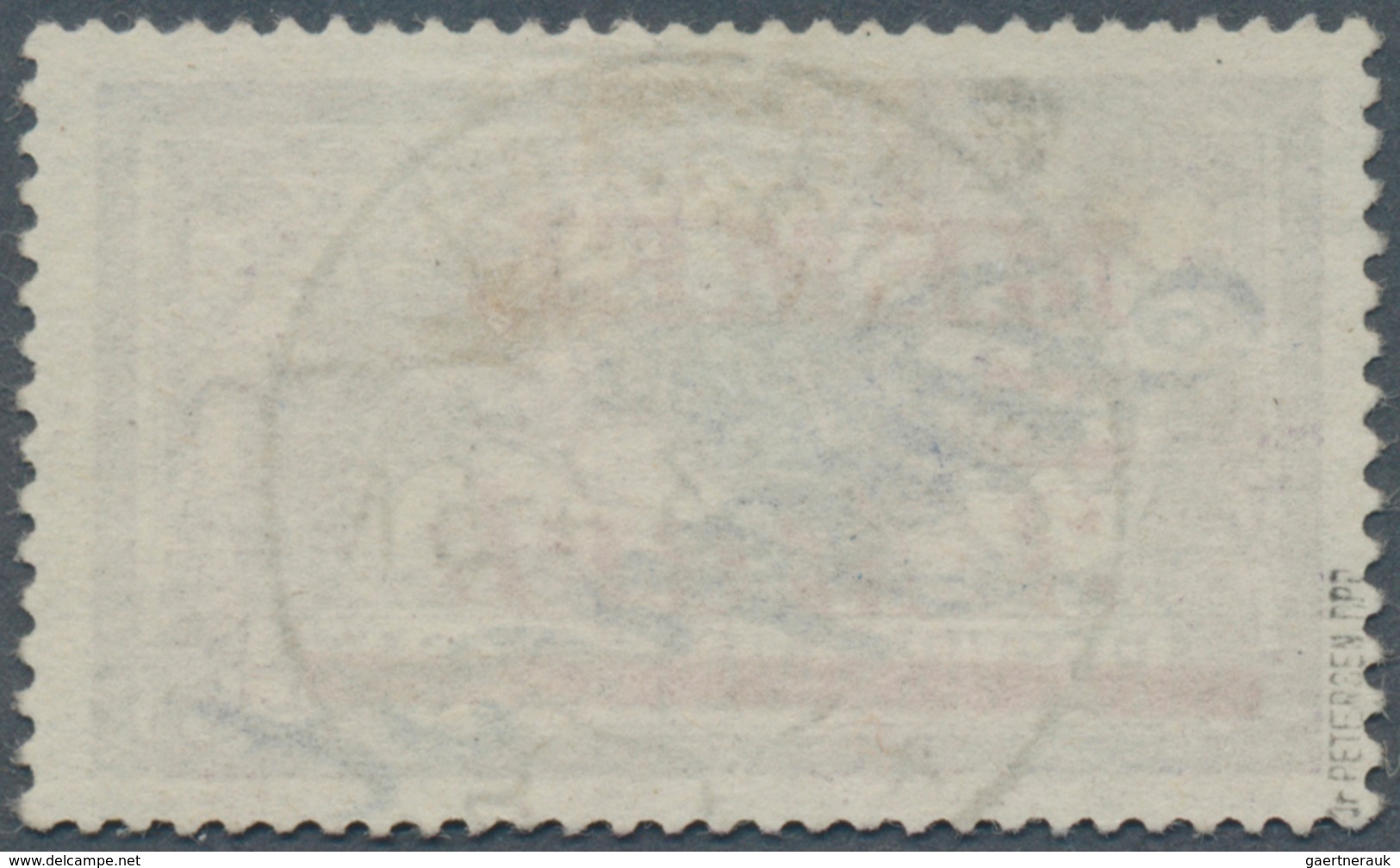 Memel: 1922, 3 M. Aufdruck „Flugpost”, Einwandfrei Gezähnt Und Zentrisch Gestempelt. Tiefstgeprüft D - Memel (Klaipeda) 1923