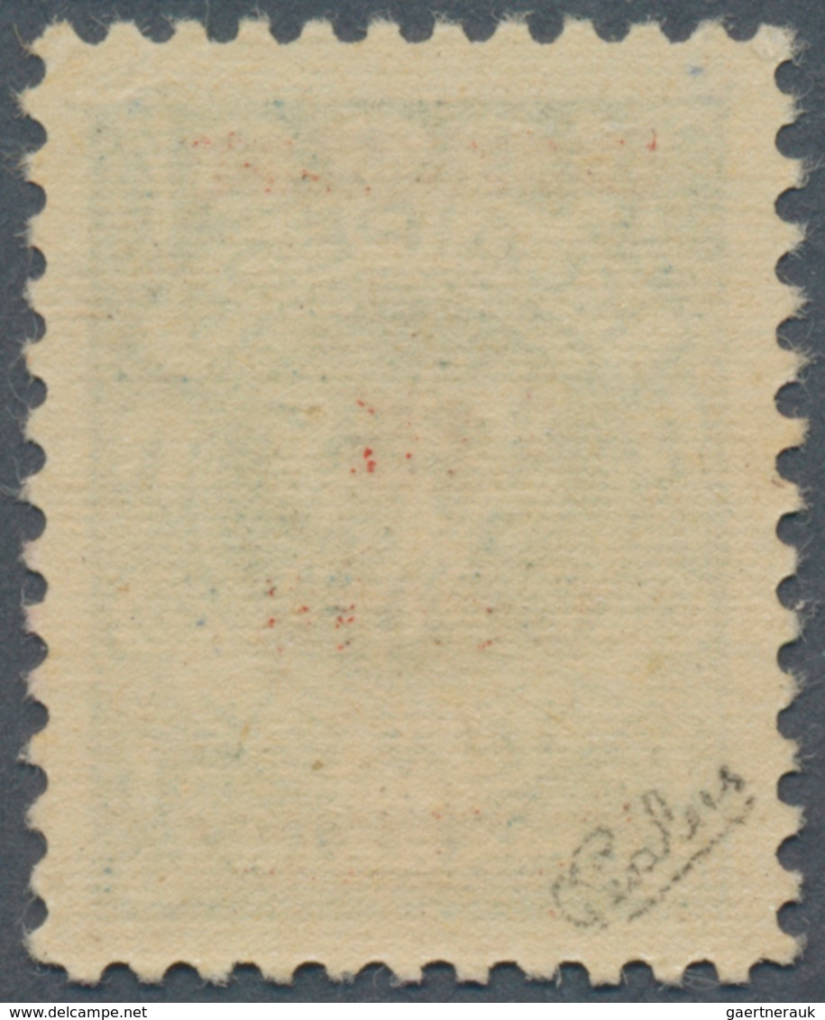 Memel: 1923, Freimarke Von Memel Mit Geändertem Bdr.-Aufdruck, 15 C Auf 1000 M Grünlichblau, Postfri - Memel (Klaipeda) 1923