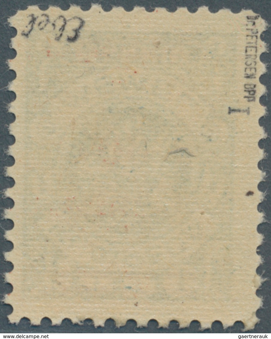 Memel: 1923, 30 C. Auf 1000 M. Grünlichblau Mit Kopfstehendem Aufdruck, Postfrisch, Pracht, Signiert - Memel (Klaipeda) 1923