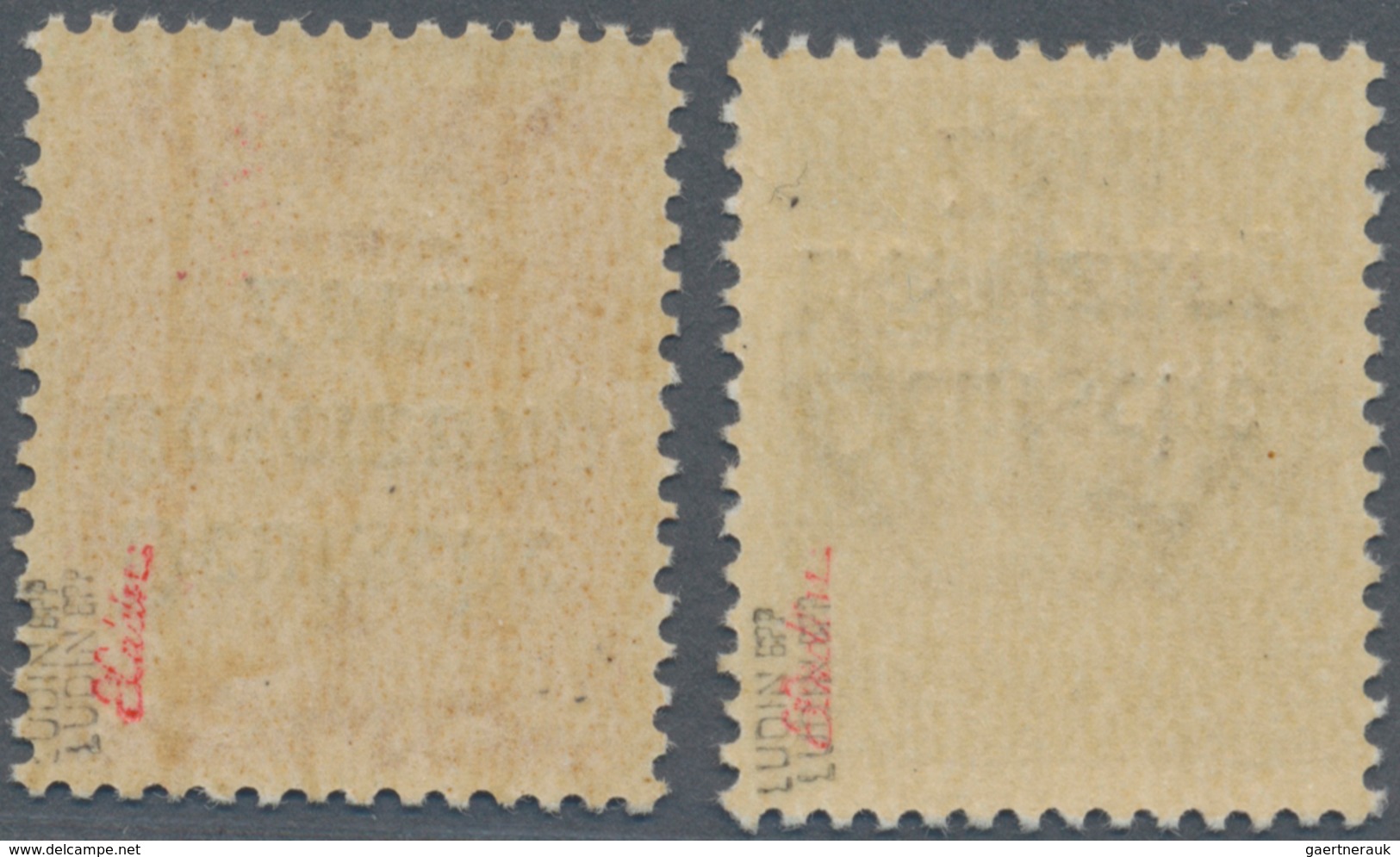 Dt. Besetzung II WK - Zara: 1943, 10 C. Und 20 C. Freimarken Mit Kopfstehendem Aufdruck, Postfrisch, - Occupazione 1938 – 45