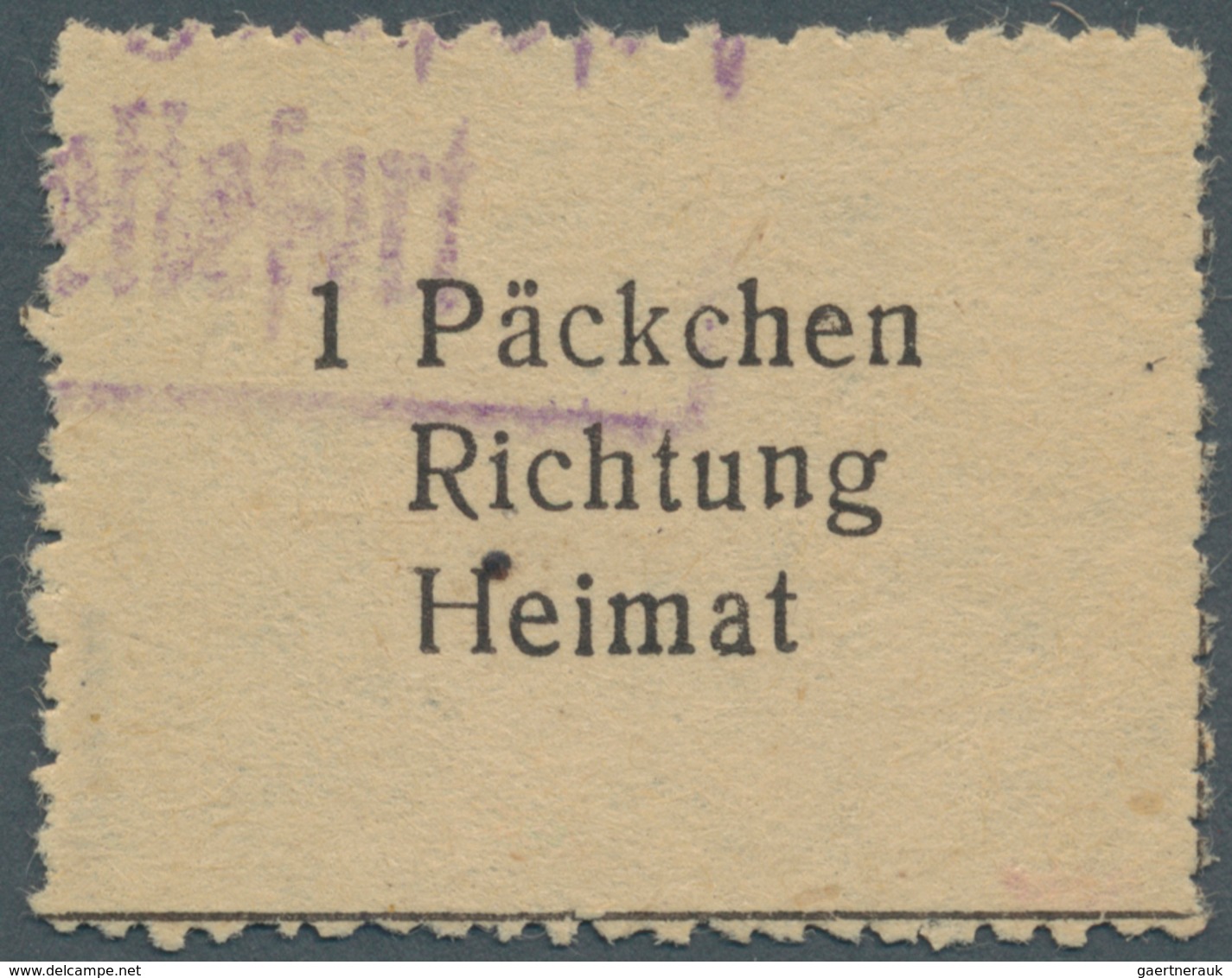 Feldpostmarken: 1944, Vukovar-Aufdruck Auf Zulassungsmarke Durchstochen Mit Falz Replaziert Auf Brie - Sonstige & Ohne Zuordnung