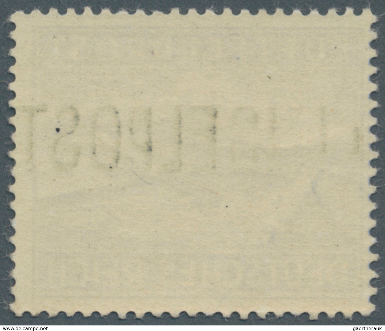 Feldpostmarken: 1945, Insel Leros Zulassungsmarke Gezähnt Mit Schwarzblauviolettem Aufdruck In Type - Altri & Non Classificati