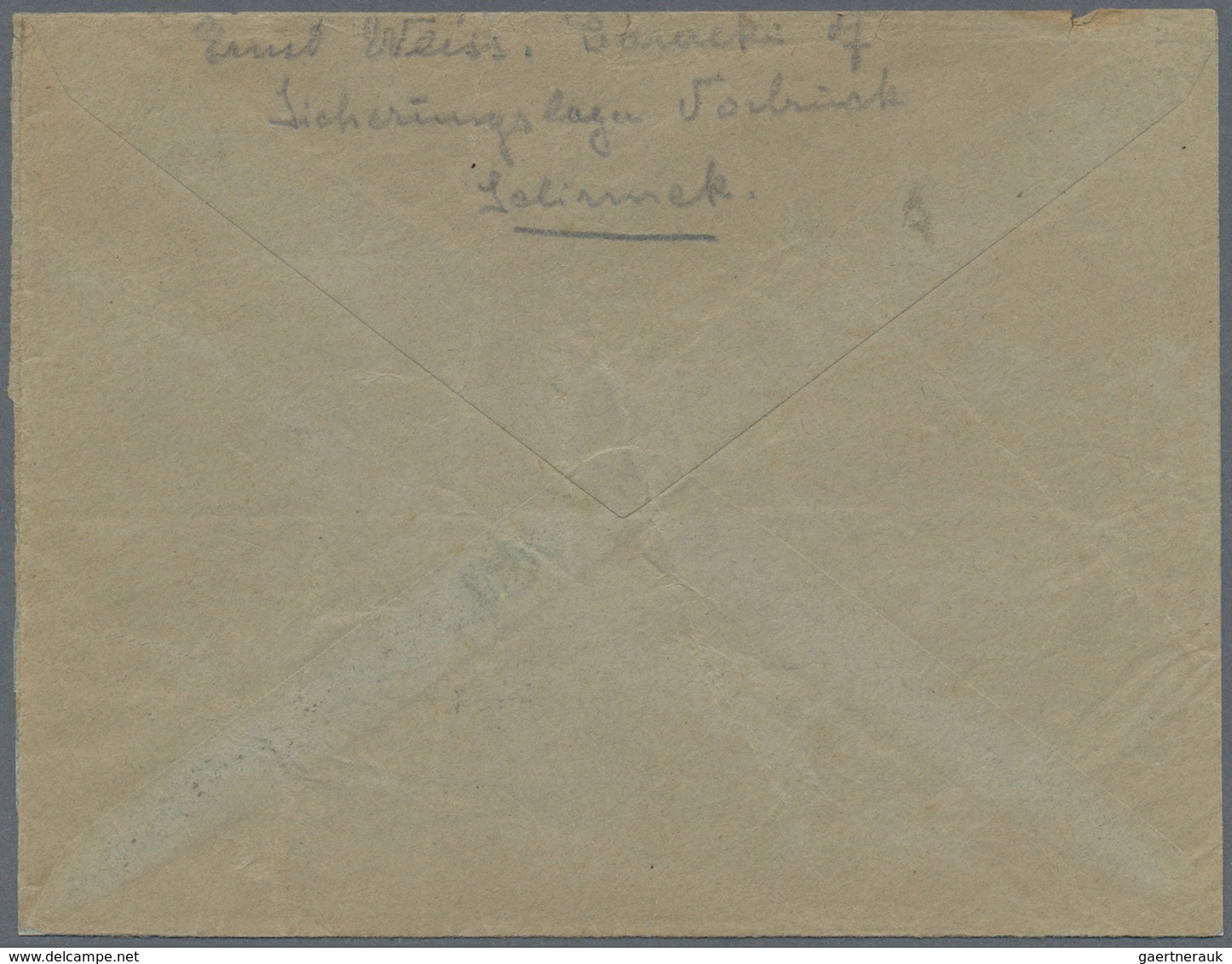 KZ-Post: Sicherlungslager Vorbruck: 1944, Vordruckbrief Aus "SCHIRMECK 10.10.44" Mit 12 Pfg. Hitler - Storia Postale
