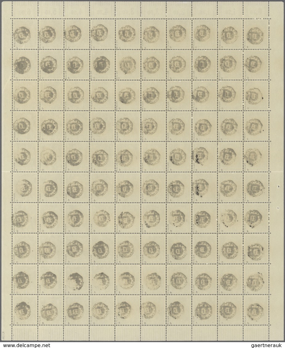 Deutsche Lokalausgaben Ab 1945: Löbau: 1945, 6 Pfg. Lebhaftviolett Mit Schwarzem Handstempel Im Komp - Altri & Non Classificati