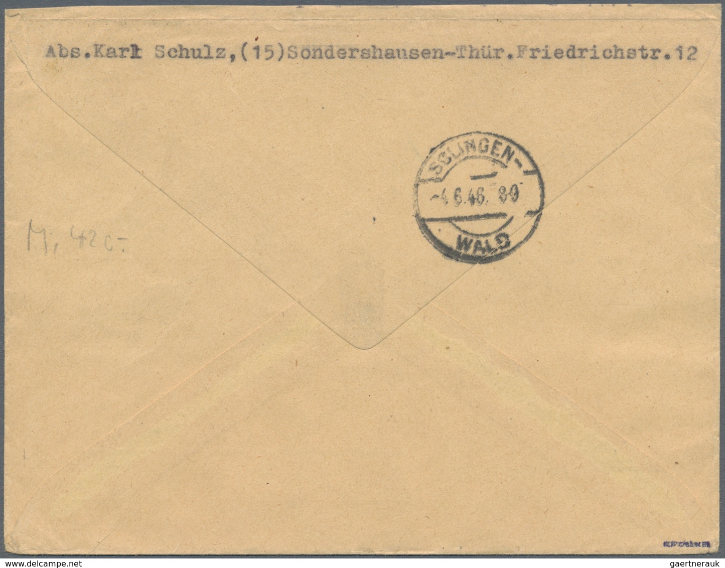 Sowjetische Zone - Thüringen: 1946, Theater-Blockpaar Je Auf Portorichtigem R-Brief Der 2. Gewichtss - Altri & Non Classificati