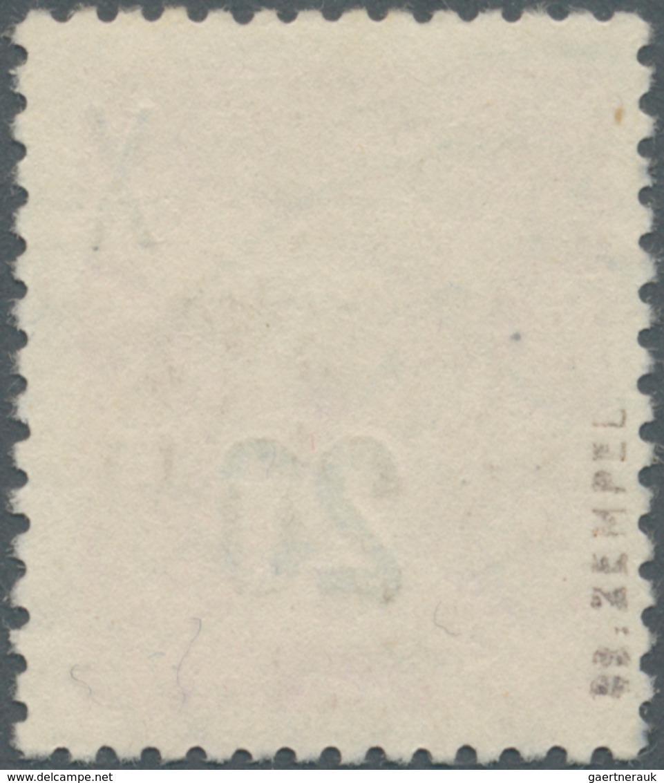 DDR: 1954, Freimarke 24 (Pf) Fünfjahresplan Mit Aufdruck Des Neuen Wertes Auf Urmarke Mi.-Nr. 371 Al - Collections