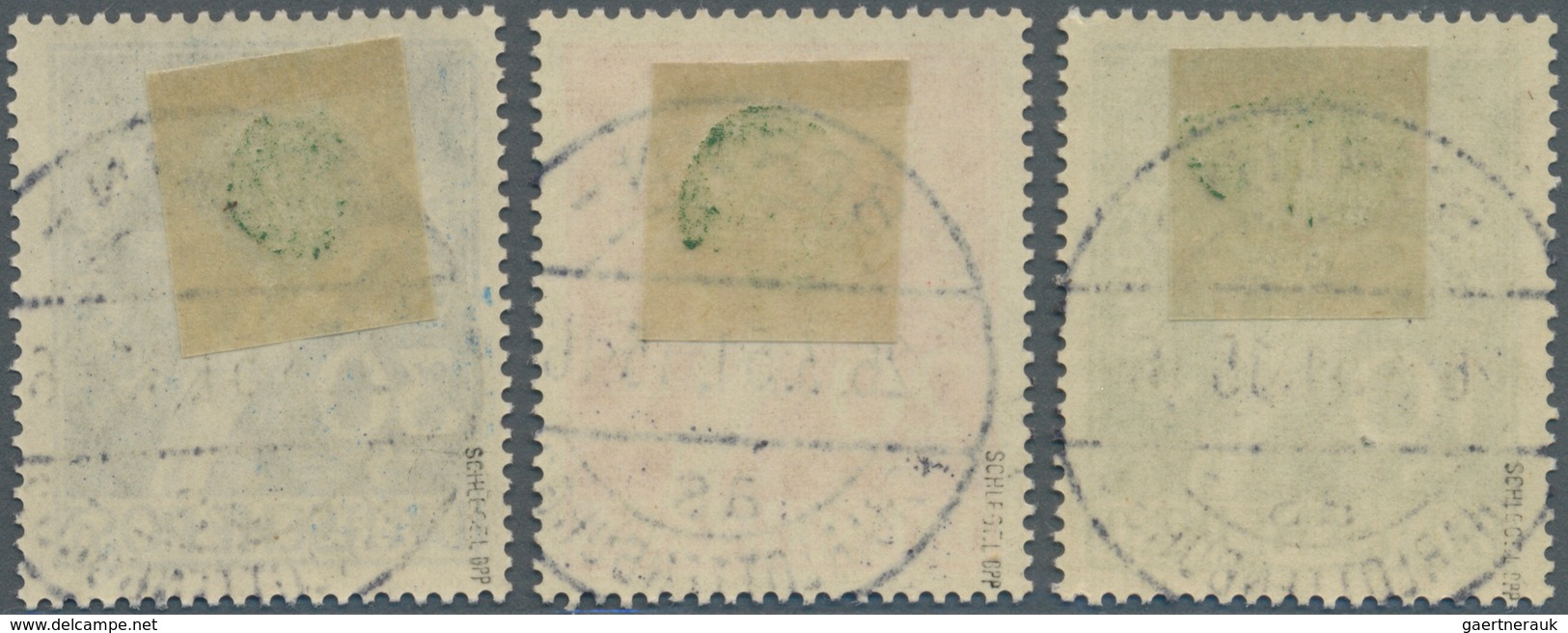 Berlin: 1949, 10 - 30 Pf „Währungsgeschädigte", Nahezu Zentrisch Gestempelter Satz Der Berliner Vers - Used Stamps