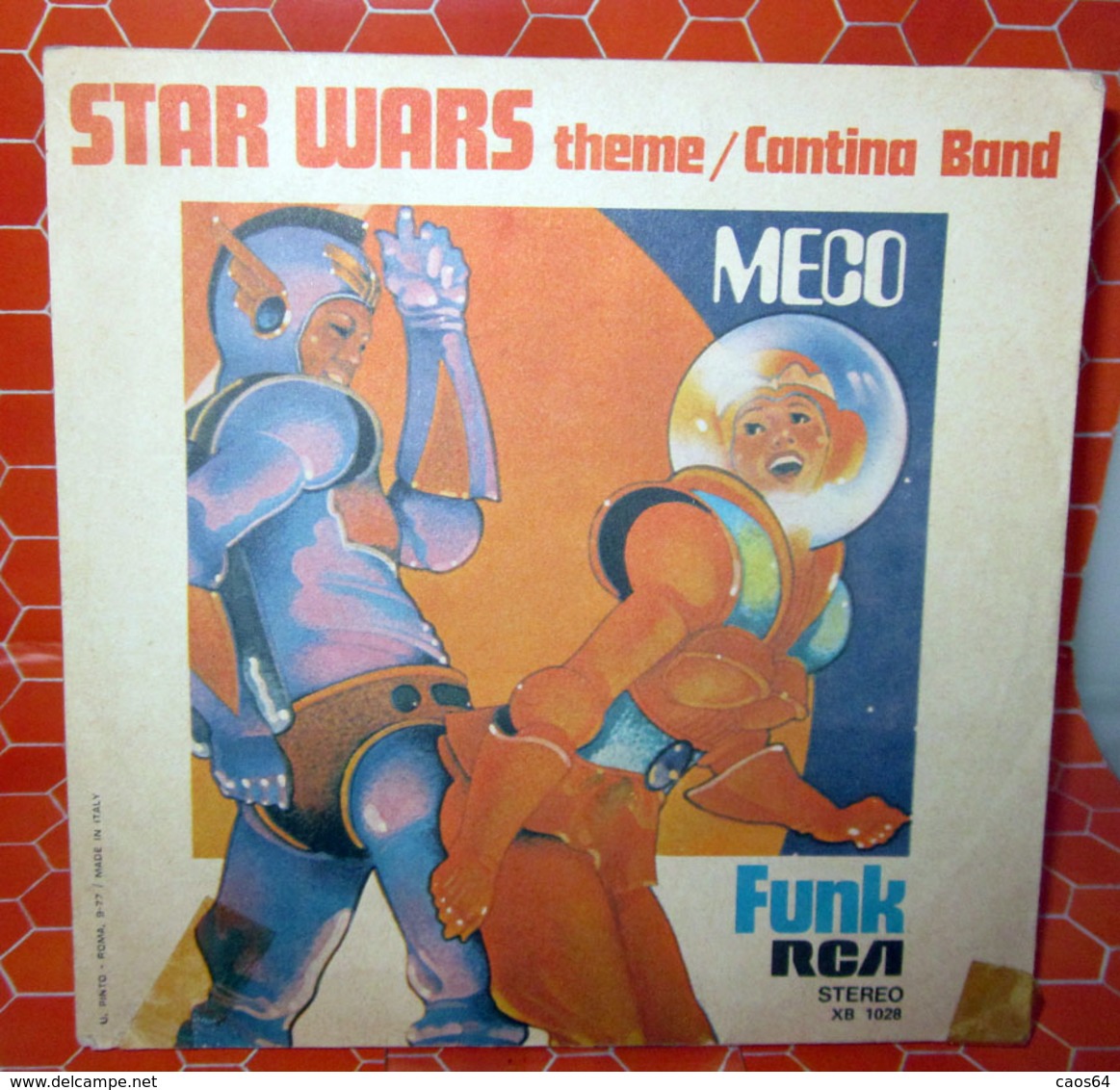 MECO  STAR WARS THEME   COVER NO VINYL 45 GIRI - 7" - Accessoires, Pochettes & Cartons