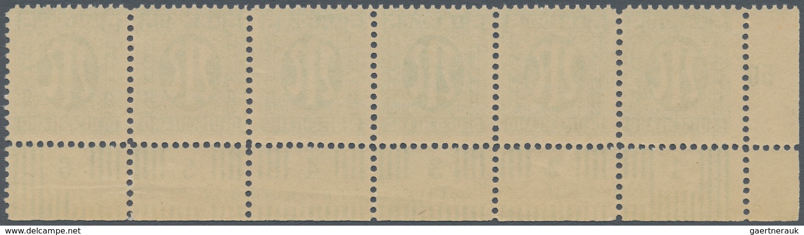 Bizone: 1945, AM-Post Deutscher Druck, Probedrucke auf Papier x (Farbe im UV-Licht abweichend) gez.