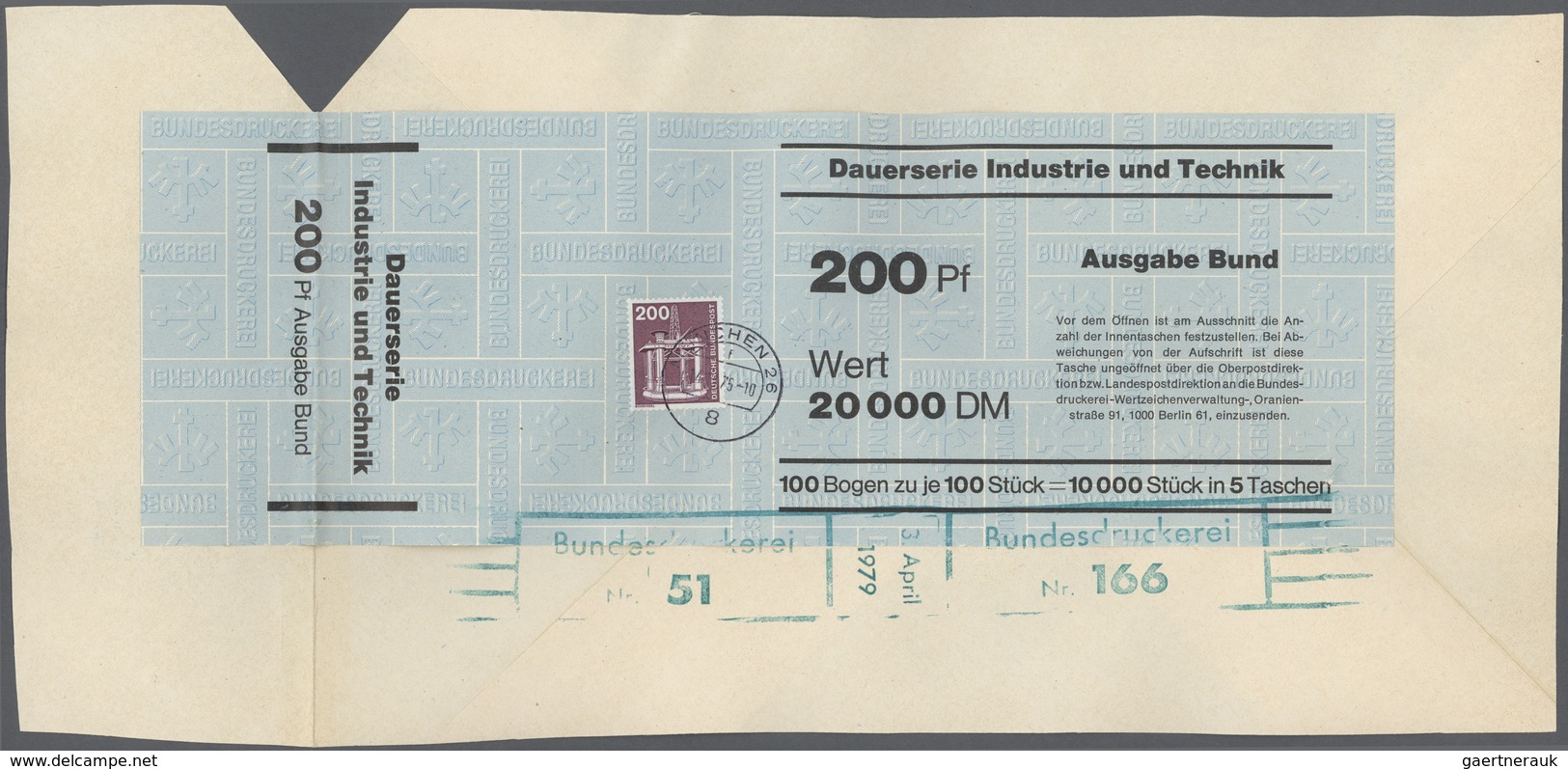 Bundesrepublik Deutschland: 1975/78, Industrie & Technik 5 - 500 Pfg., kompletter Satz mit Ergänzung