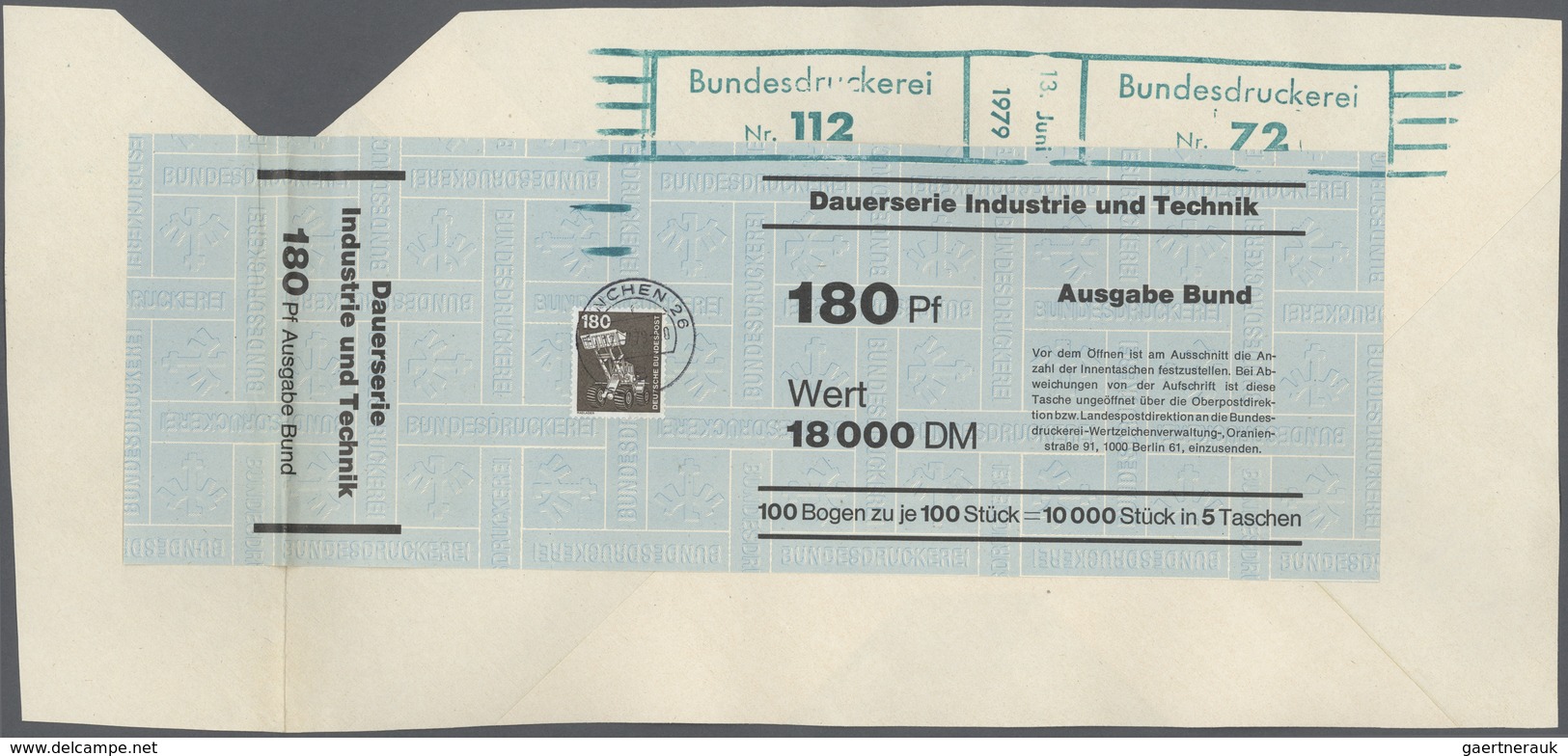 Bundesrepublik Deutschland: 1975/78, Industrie & Technik 5 - 500 Pfg., kompletter Satz mit Ergänzung