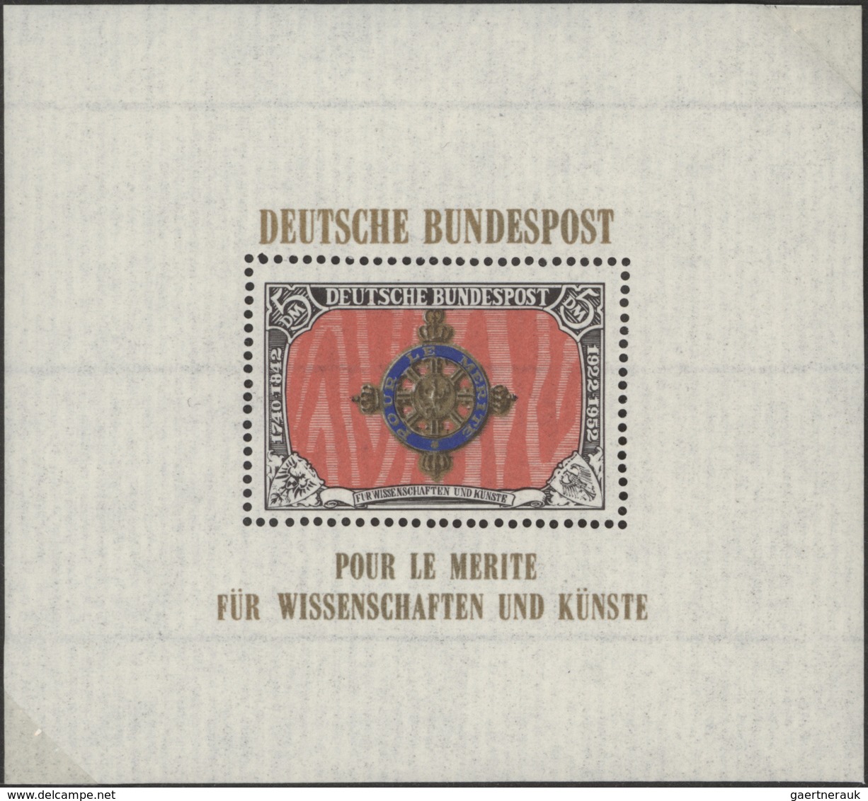 Bundesrepublik - Besonderheiten: 1969, 5 DM "Pour Le Merite" Ein Lot Von Insges. 29 Essays, Dabei Ko - Altri & Non Classificati