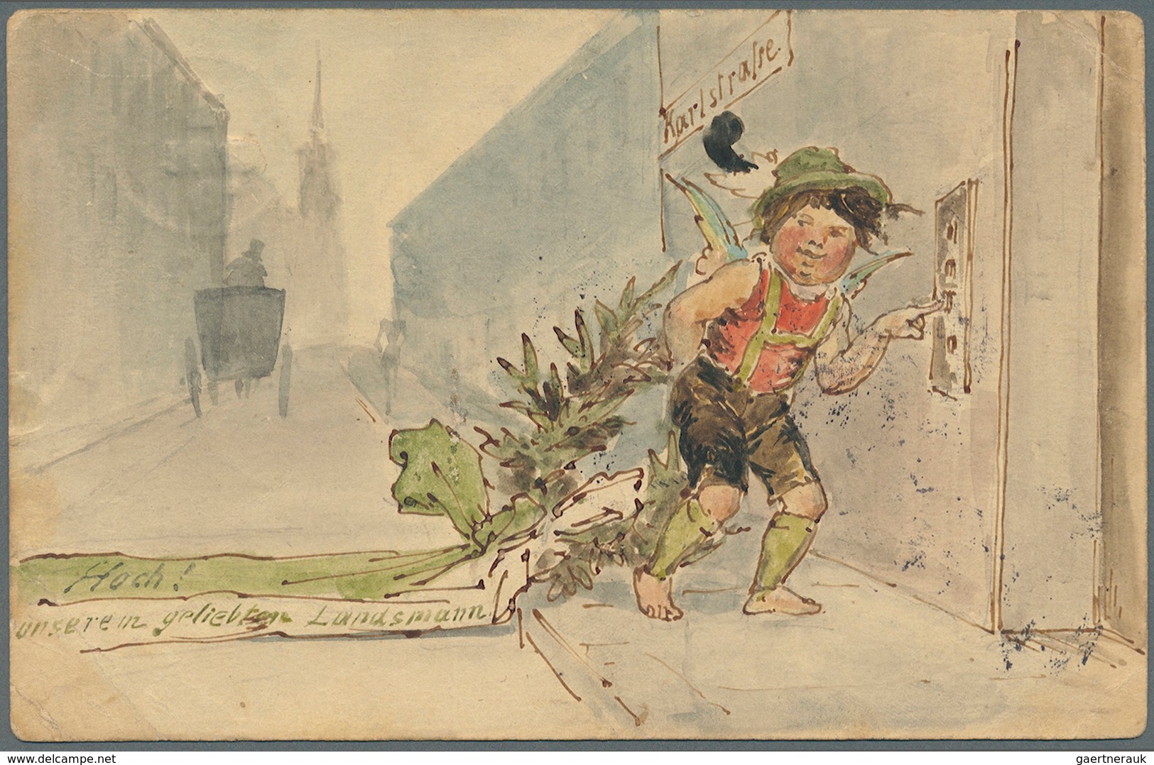 Ansichtskarten: Künstler / Artists: SCHMIDHAMMER Arpad 1857-1921, Deutscher Karikaturist Und Mitarbe - Non Classificati