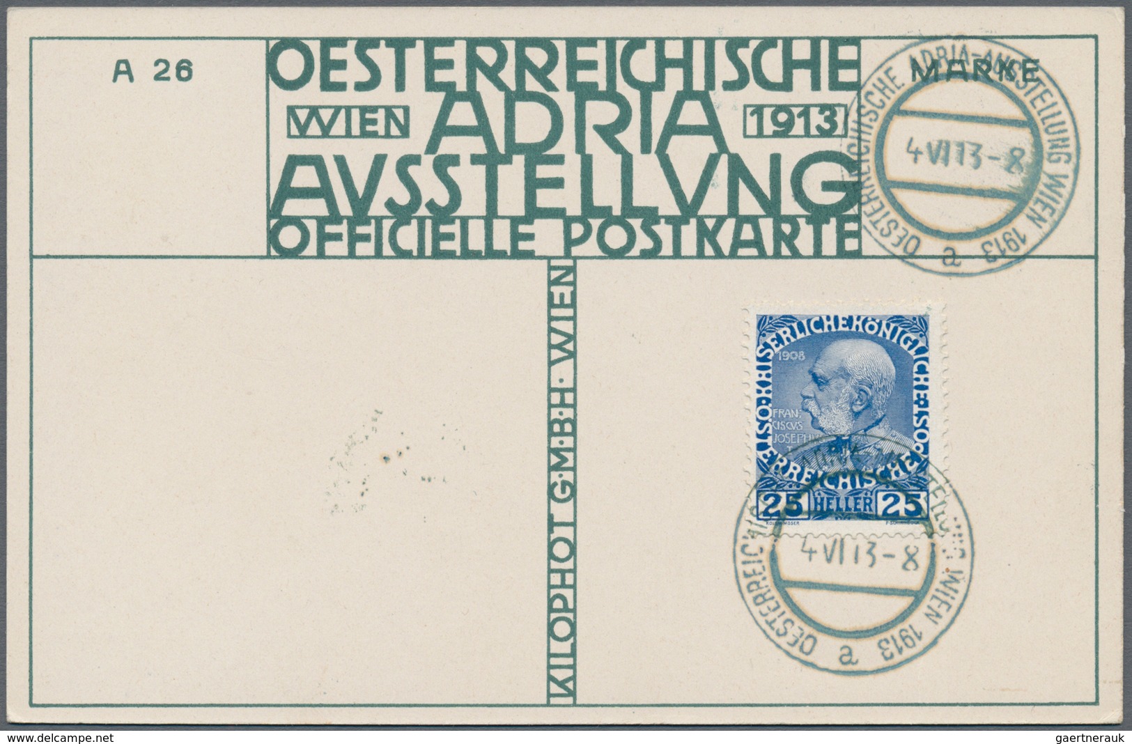 Ansichtskarten: Künstler / Artists: 1913, WIENER WERKSTÄTTE, Drei Verschiedene Künstlerkarten Von Be - Zonder Classificatie