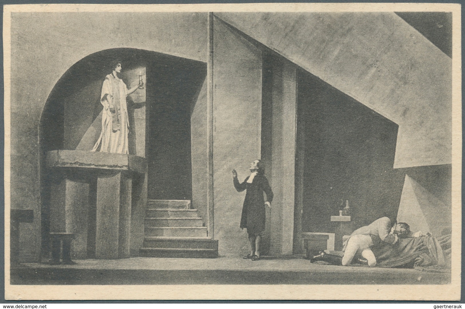 Ansichtskarten: Motive / Thematics: THEATER, 3 Karten Moskauer Theater 30er Jahre, Kleine Auflagen, - Altri & Non Classificati