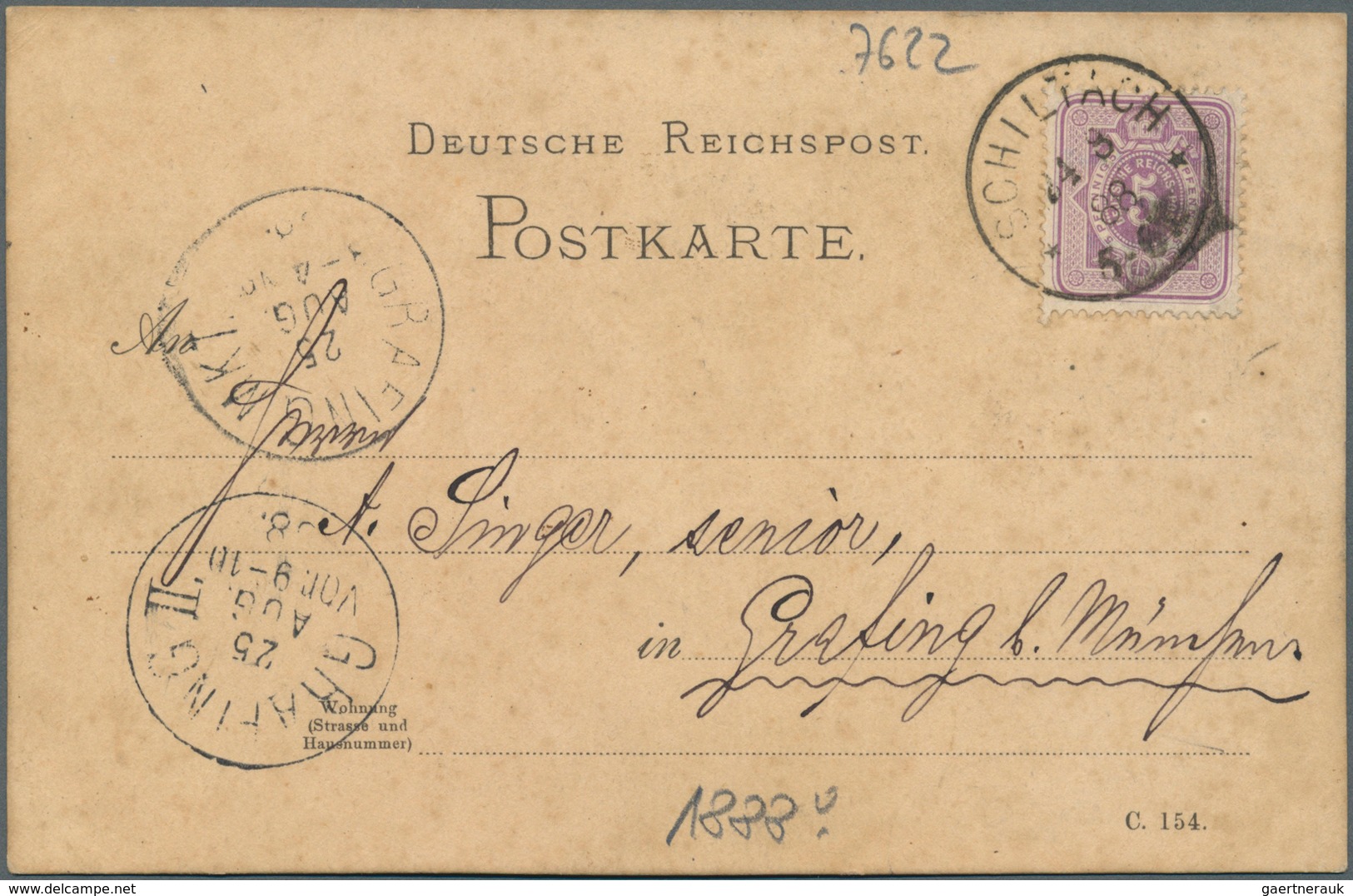 Ansichtskarten: Baden-Württemberg: BADEN: 1888, Vorläuferkarte "SCHILTACH"/Schww., 1939, STAUFEN, "Z - Other & Unclassified