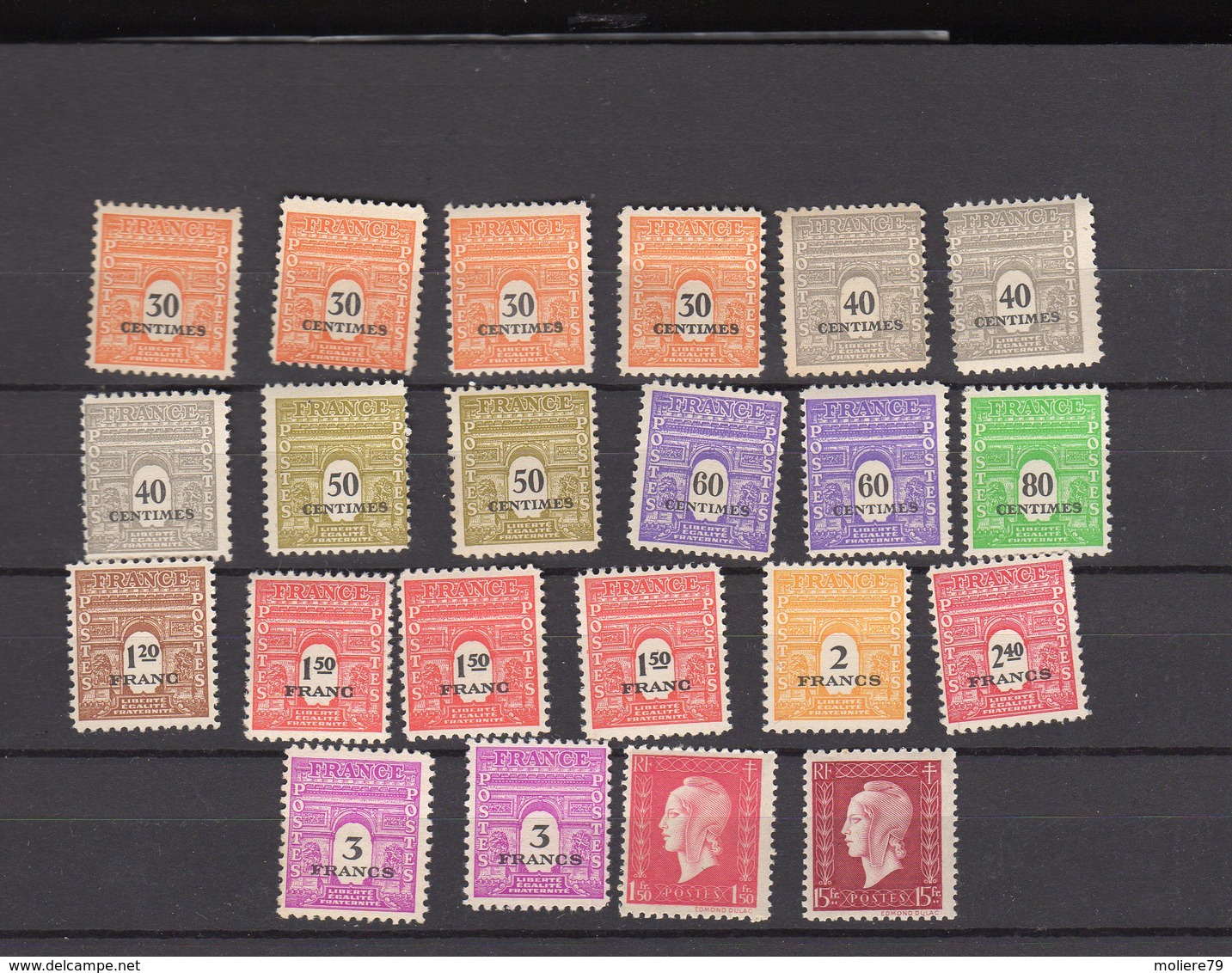 Lot N° 27,  Lot De Timbres Français Neufs , Principalement Des Arcs De Triomphe - Neufs