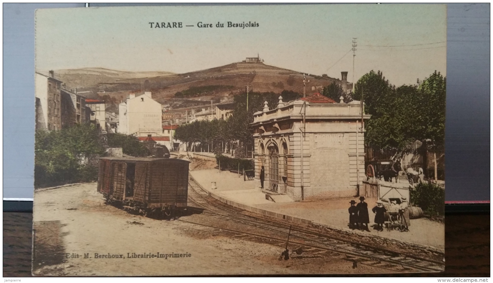 Tarare - Gare Du Beaujolais - (plan Peu Courant En Couleurs) - Tarare