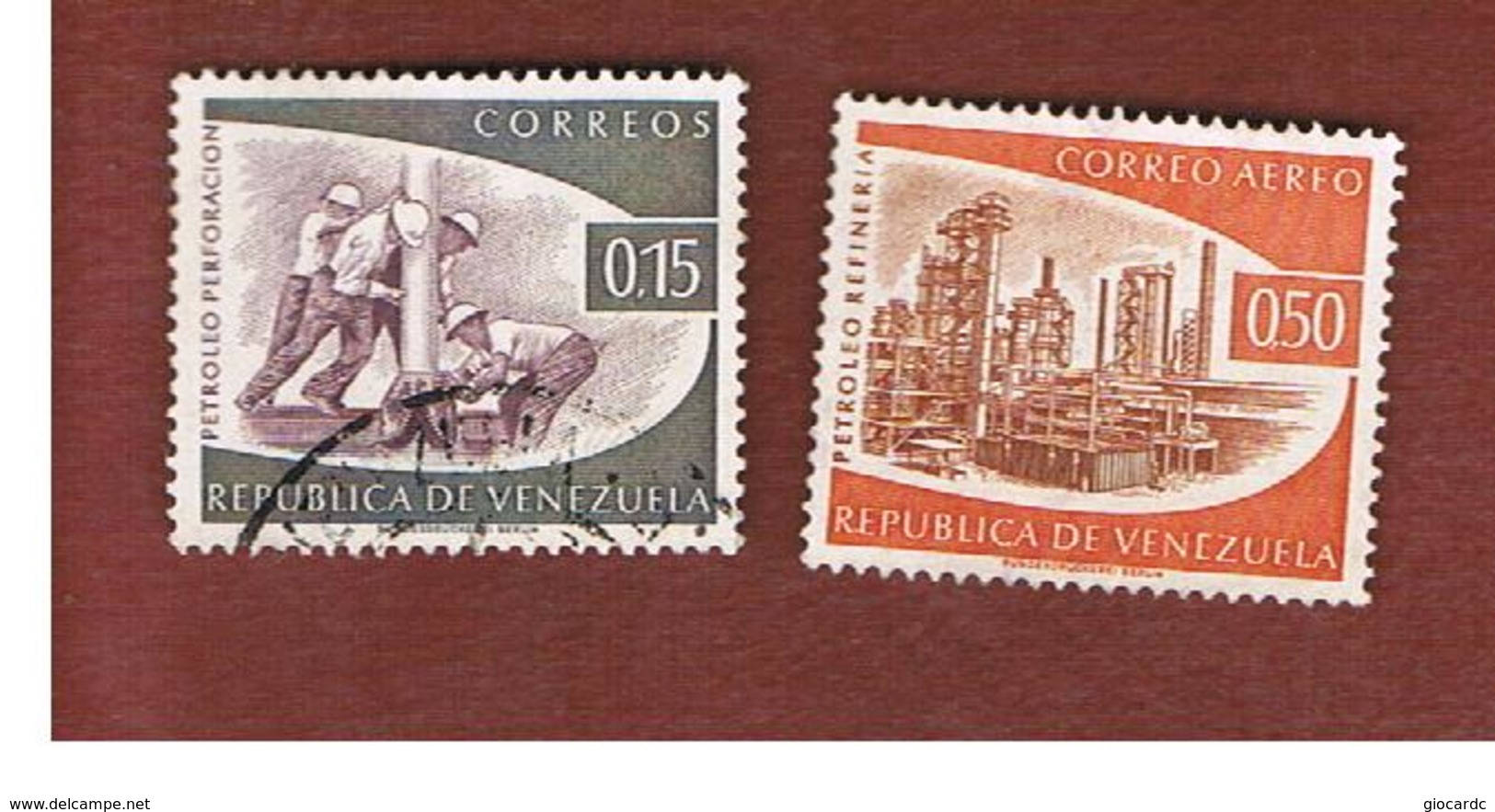 VENEZUELA  - SG 1638.1641-       1960     OIL INDUSTRY  -  USED° - Venezuela