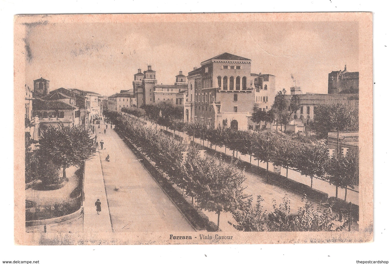 Ferrara Viale Cavour N/V Unused Some Marks To The Front - Ferrara