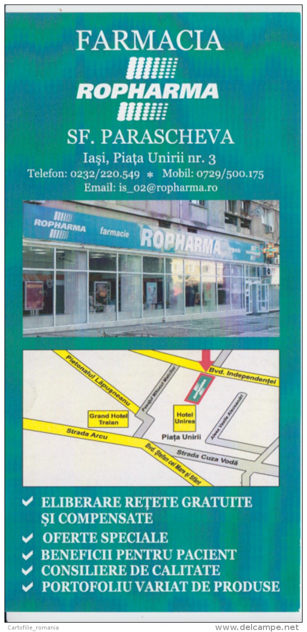 ROPHARMA Pharmacy - Ticket Voucher - Promotion Voucher 210/105 Mm - Biglietti D'ingresso