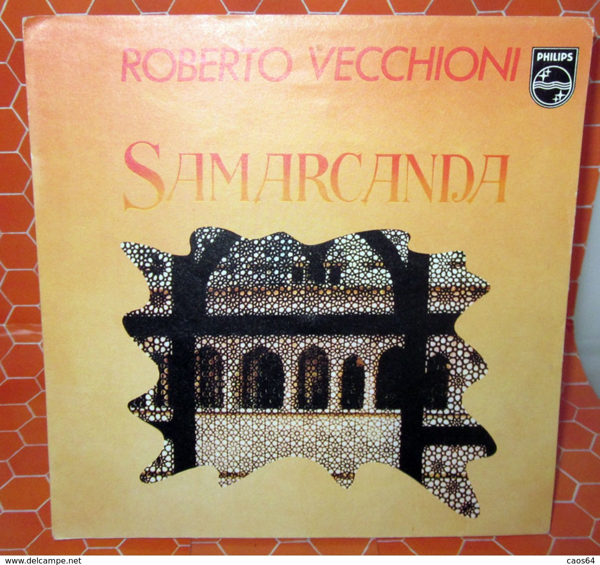 ROBERTO VECCHIONI SAMARCANDA  COVER NO VINYL 45 GIRI - 7" - Accessoires, Pochettes & Cartons