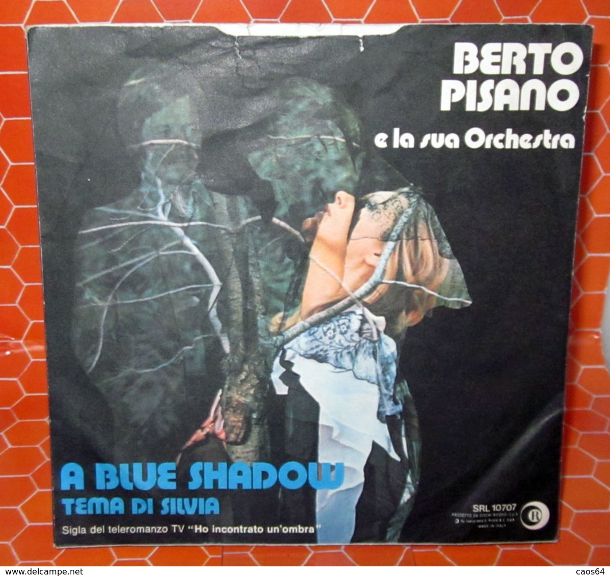 BERTO PISANO A BLUE SHADOW  COVER NO VINYL 45 GIRI - 7" - Accessories & Sleeves