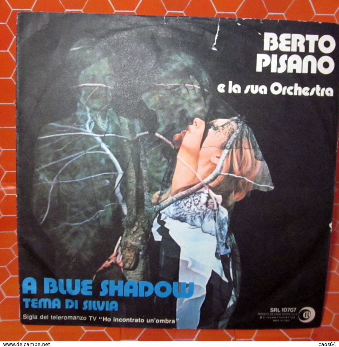 BERTO PISANO A BLUE SHADOW  COVER NO VINYL 45 GIRI - 7" - Accessories & Sleeves