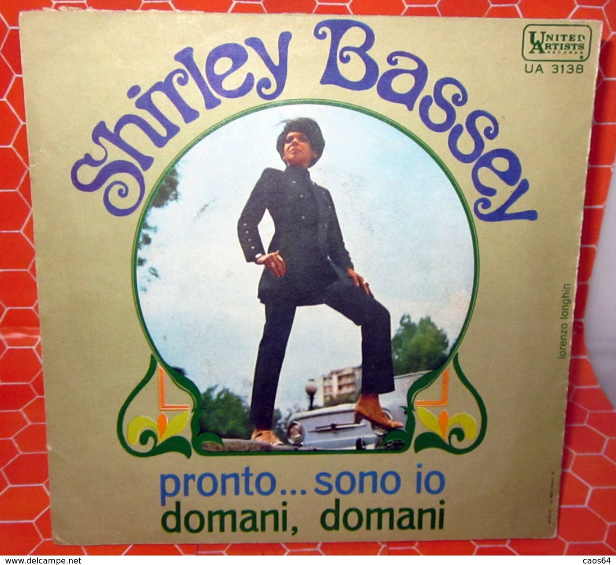 SHIRLEY BASSEY PRONTO..SONO IO  COVER NO VINYL 45 GIRI - 7" - Accessori & Bustine