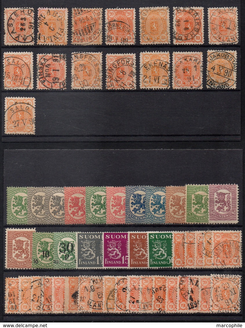 FINLANDE  - SUOMI FINLAND / PETITE COLLECTION / COTE >150.00 EUROS / 4 IMAGES (ref 4944) - Colecciones