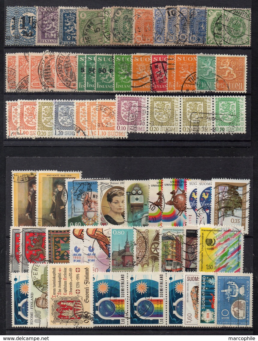 FINLANDE  - SUOMI FINLAND / PETITE COLLECTION / COTE >150.00 EUROS / 4 IMAGES (ref 4944) - Sammlungen