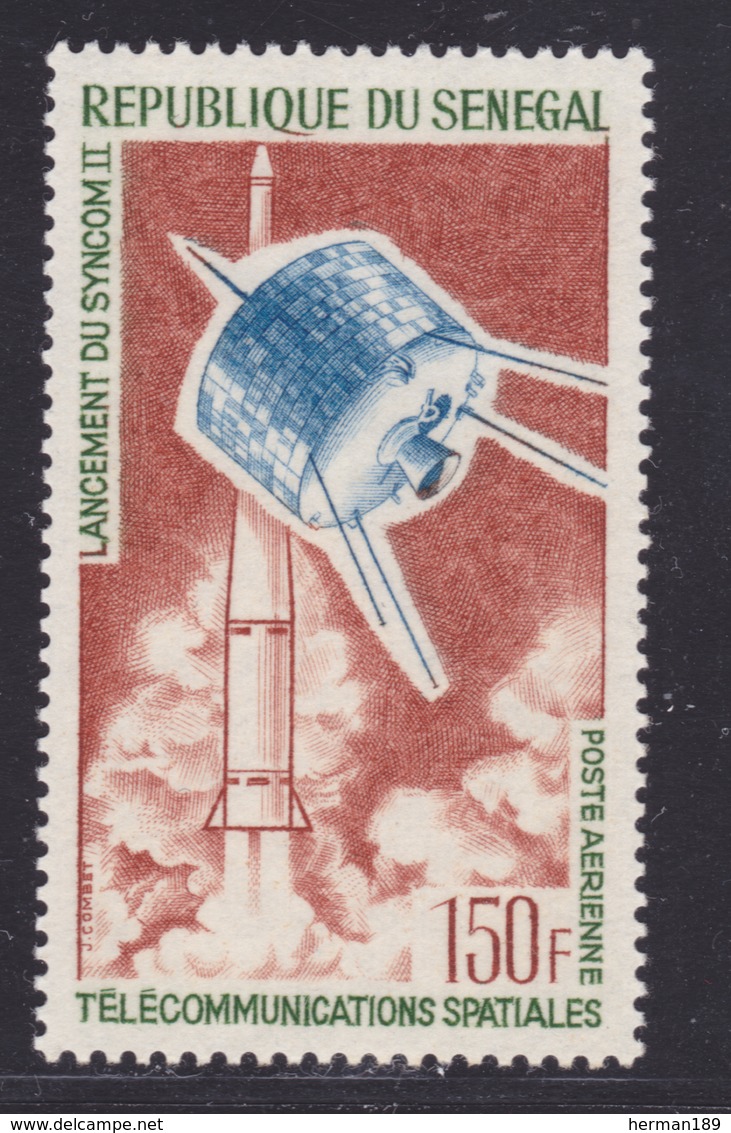 SENEGAL AERIENS N°   45 ** MNH Neuf Sans Charnière, TB (D7602) Cosmos, Satellite Syncom II - 1964 - Senegal (1960-...)