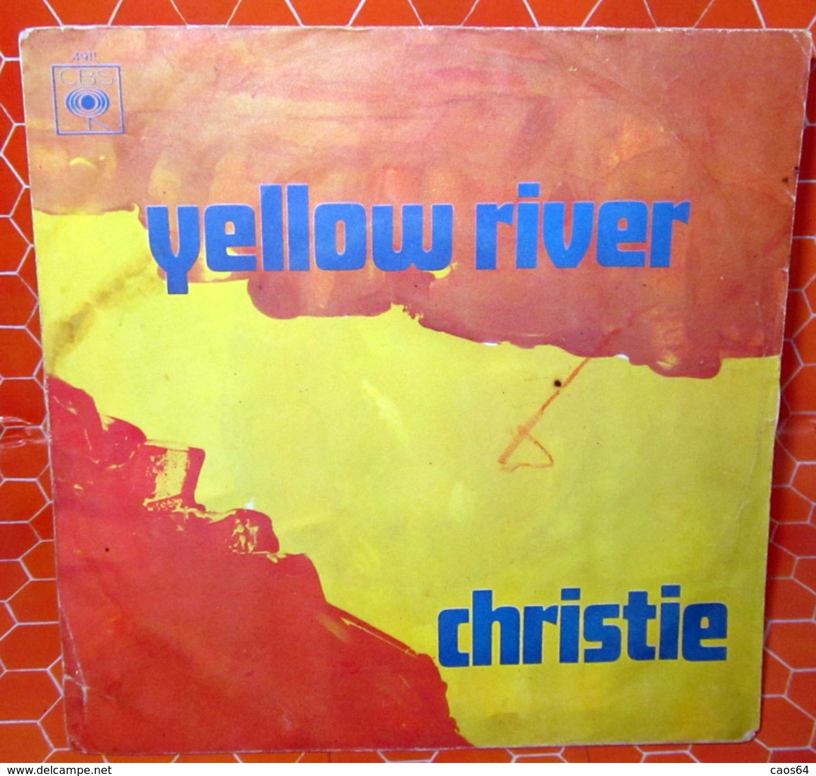 CHRISTIE YELLOW RIVER  COVER NO VINYL 45 GIRI - 7" - Accessoires, Pochettes & Cartons