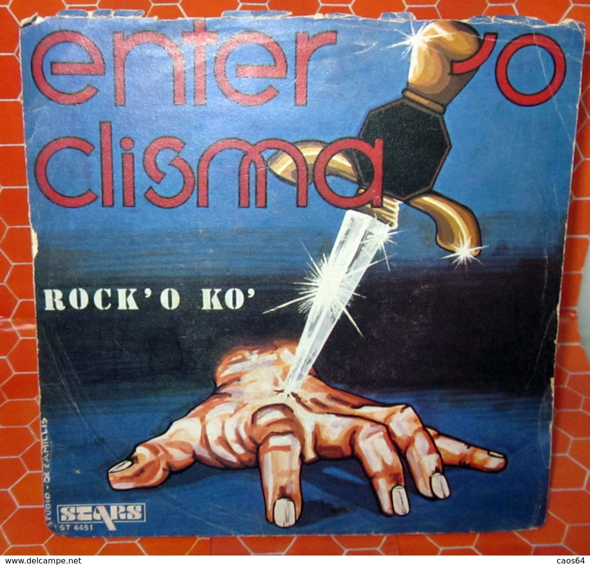 Enter 'O Clisma ‎ Rock 'O Ko'  COVER NO VINYL 45 GIRI - 7" - Accessori & Bustine