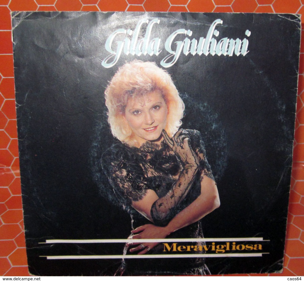 GILDA GIULIANI MERAVIGLIOSA COVER NO VINYL 45 GIRI - 7" - Accessori & Bustine